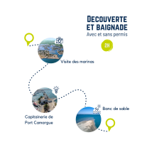 Notre zone d'activité pour ce service Location bateau avec permis pour 8 personnes avec cabine